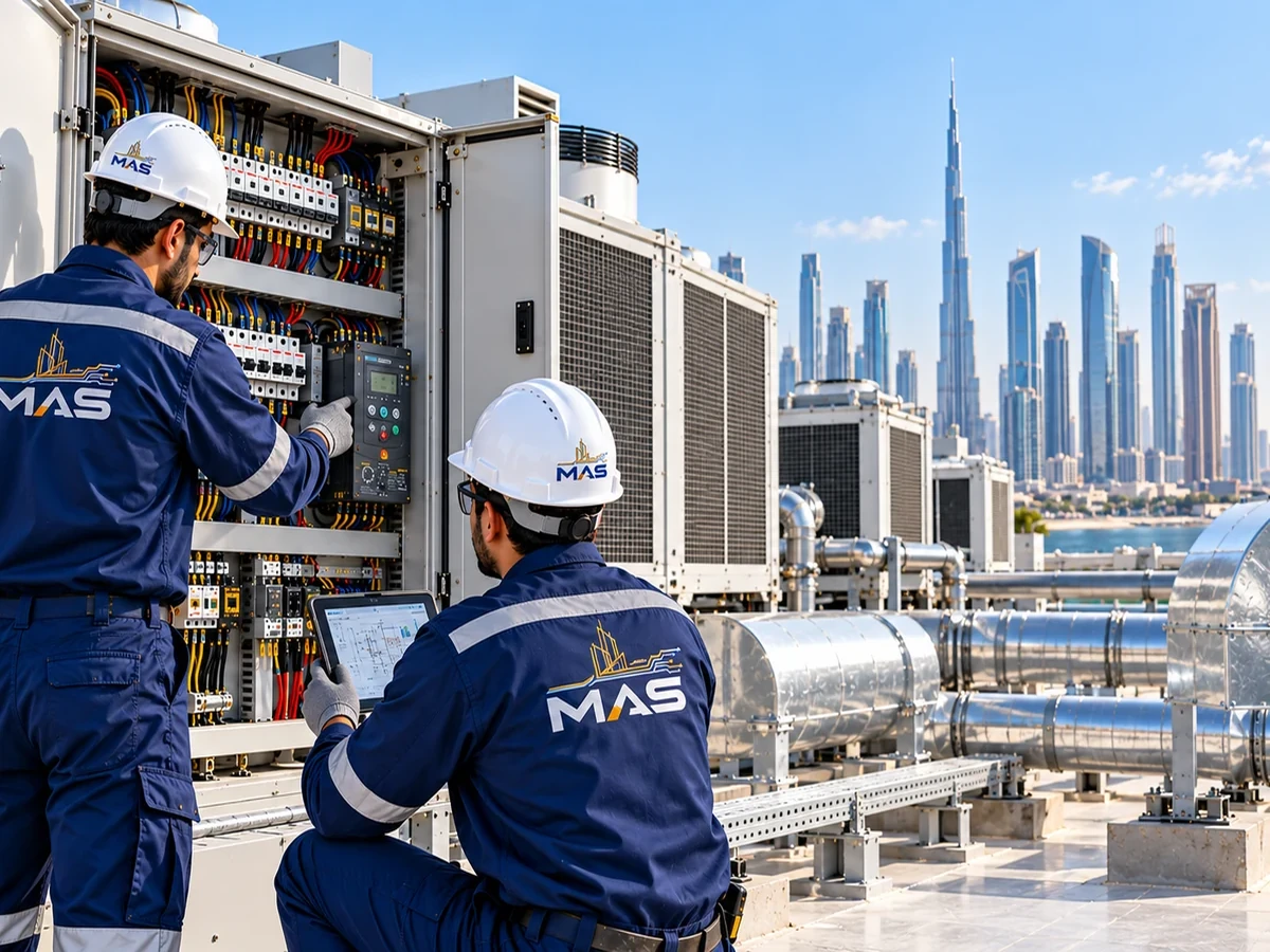 HVAC System Installation — service-specific MAS technical work